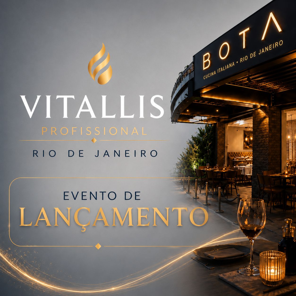 Convite exclusivo Vitallis Professional